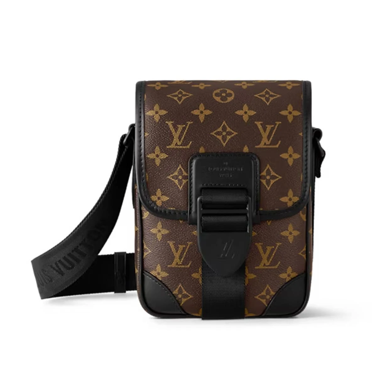 Louis Vuitton  Mens Body Bag Monogram Macassar Canvas Archie Messenger M46442