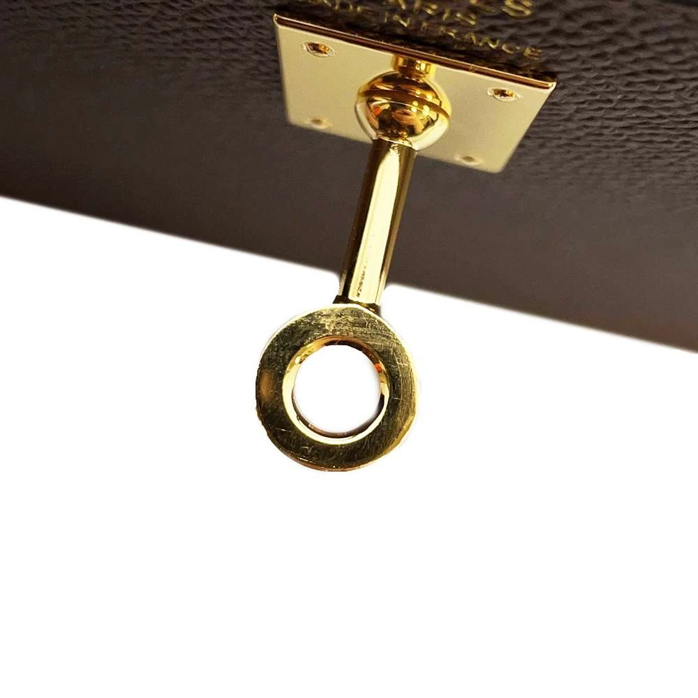 Hermes 2023 (Stamp B) Tricolor Ebene/Etoupe/ Black Kelly in Epsom Leather with Gold Hardware