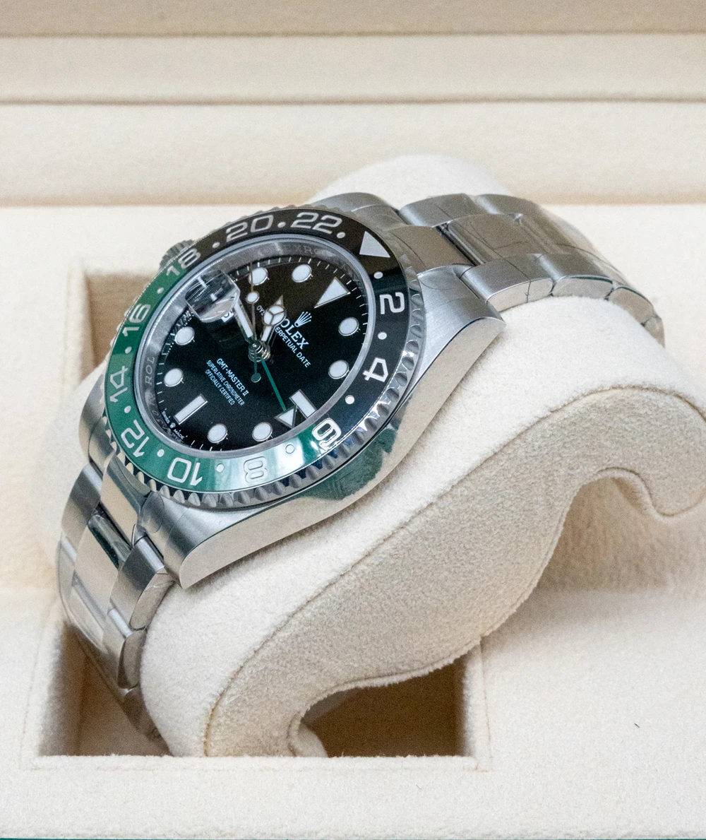 Rolex GMT Master II 2023 Sprite ref no 126720 VTNR stainless steel oyster bracelet Men’s wristwatch 40mm