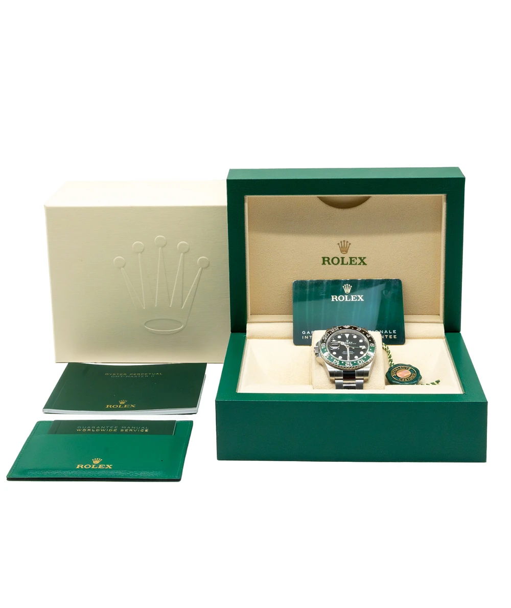 Rolex GMT Master II 2023 Sprite ref no 126720 VTNR stainless steel oyster bracelet Men’s wristwatch 40mm
