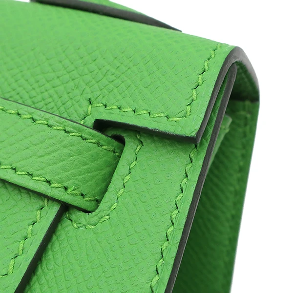 Hermes 2023 (Stamp B) Size 25 Epsom leather Kelly Vert Yucca in Color with Palladium Hardware