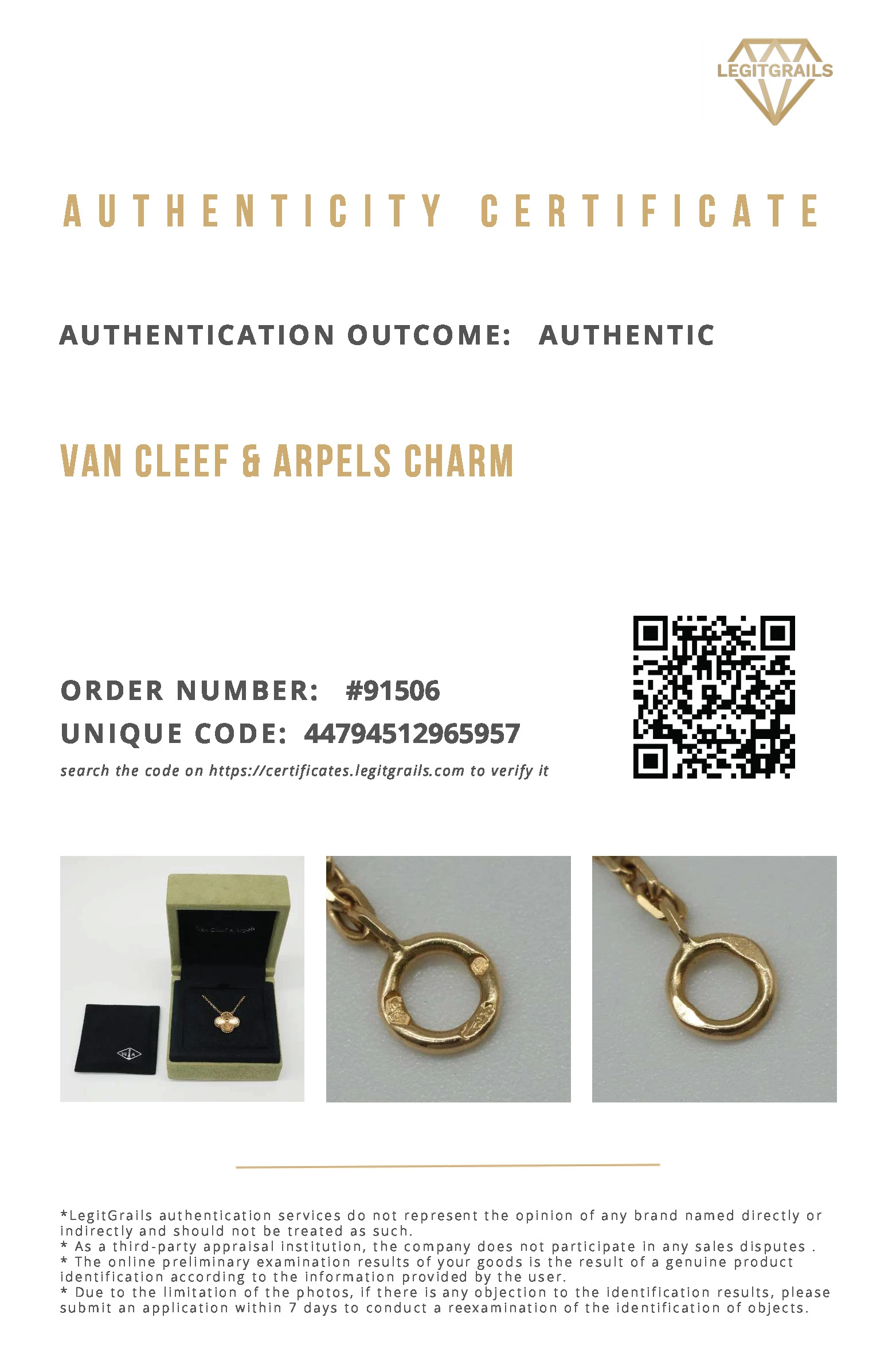 Van Cleef  Arpels Vintage Alhambra Necklace In 18k Yellow Gold