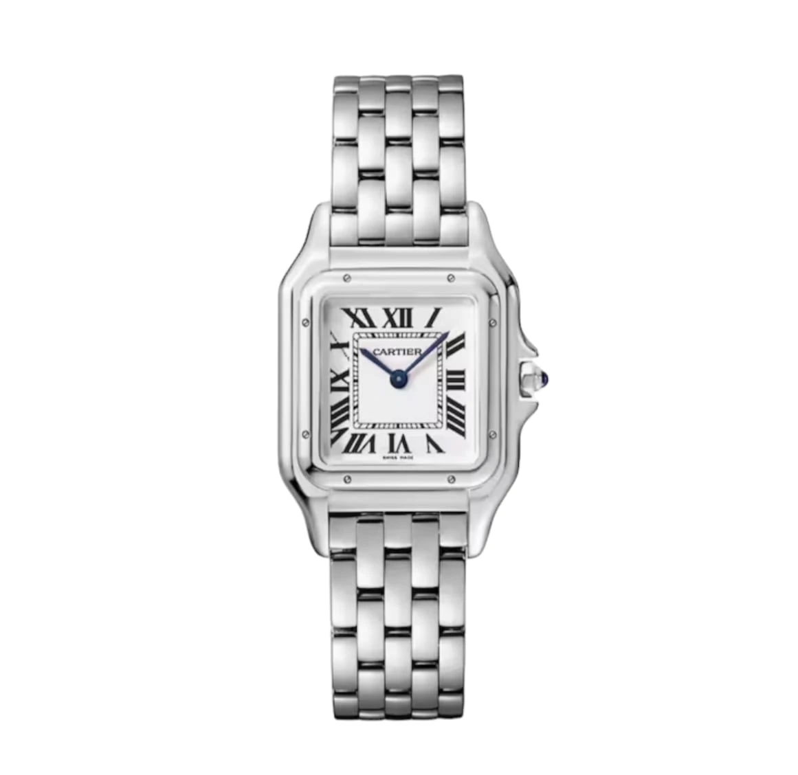 Cartier 2024 Panthère de Cartier WSPN0007 Stainless Steel White Quartz 27mm Dial Medium Womens Watch