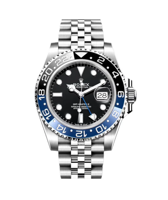 Rolex 2024 Black GMT-Master II 126710BLNR Jubilee Bracelet Stainless Steel Mens Wristwatch 40 mm