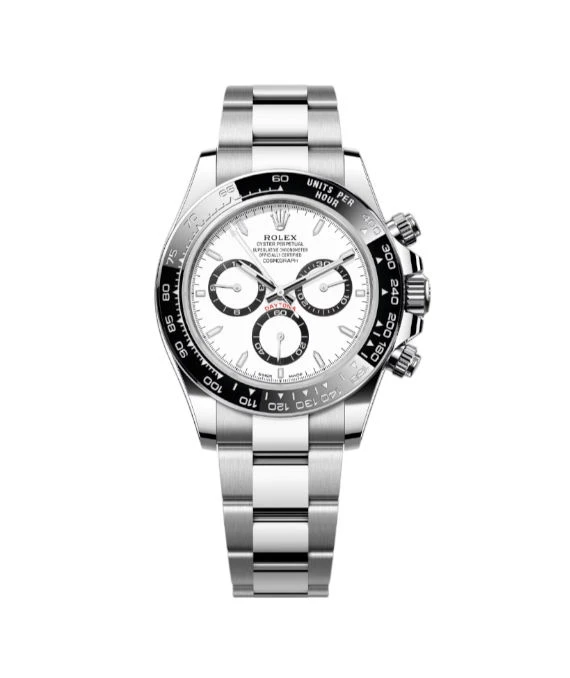 Rolex 2024 White Daytona 126500LN Stainless Steel Automatic Mens Watch 40mm