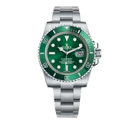 Rolex 2017 Submariner Hulk 116610LV Green Dial Stainless Steel Automatic Mens Watch 40 mm