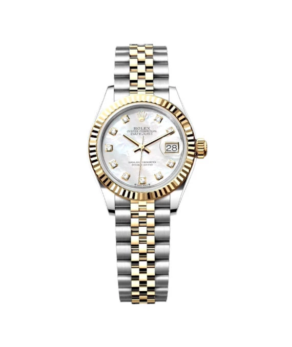Rolex 2024 Mother of Pearl Lady-Datejust 279173 18k Yellow Gold/Stainless Steel Automatic Womens Watch 28mm