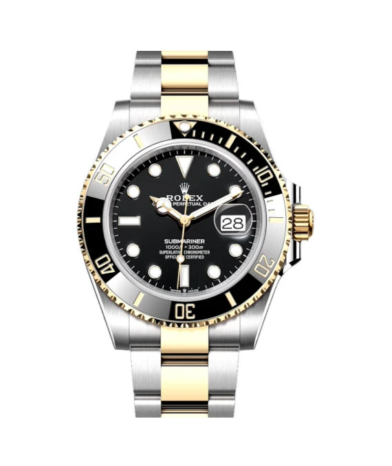 Rolex 2023 Black Submariner 126613 LN 18k Yellow Gold  Stainless Steel Automatic 41mm