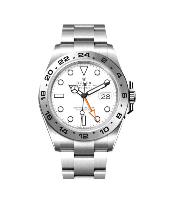 Rolex 2024 White Explorer II 226570 Polar Stainless Steel Automatic Mens Wristwatch 42 mm