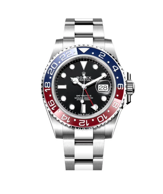 Rolex 2023 Black GMT-Master II 126710 BLRO Pepsi Stainless Steel Automatic Mens Wristwatch 40 mm