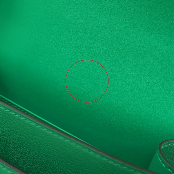 Hermes 2023 (Stamp B) Size 18 Evercolor Leather Constance 3 Mini Mint Green in Color with Gold Hardware