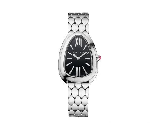 Bvlgari 2024 Black Serpenti Seduttori 103451 Quartz Stainless Steel Womens Watch 35 mm