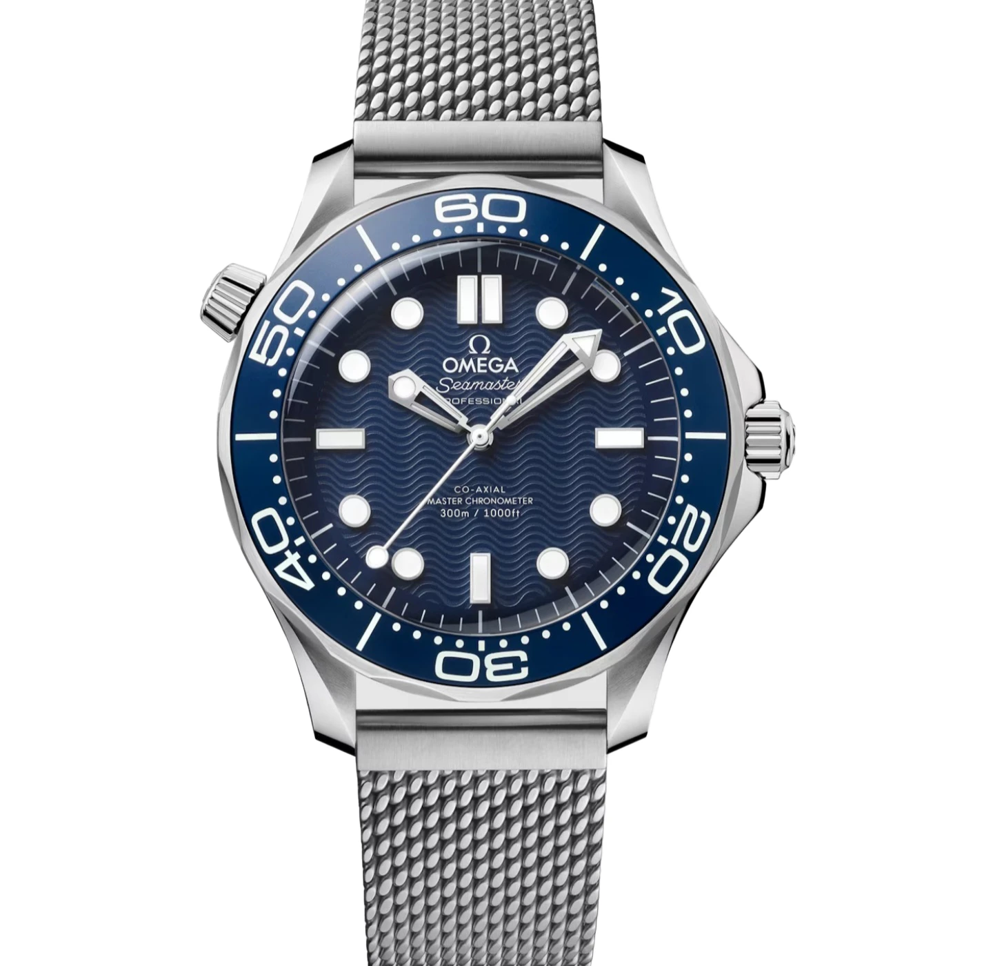 Omega 2023 Blue Seamaster 210.30.42.20.03.002 Stainless Steel Automatic Mens Wristwatch 42 mm