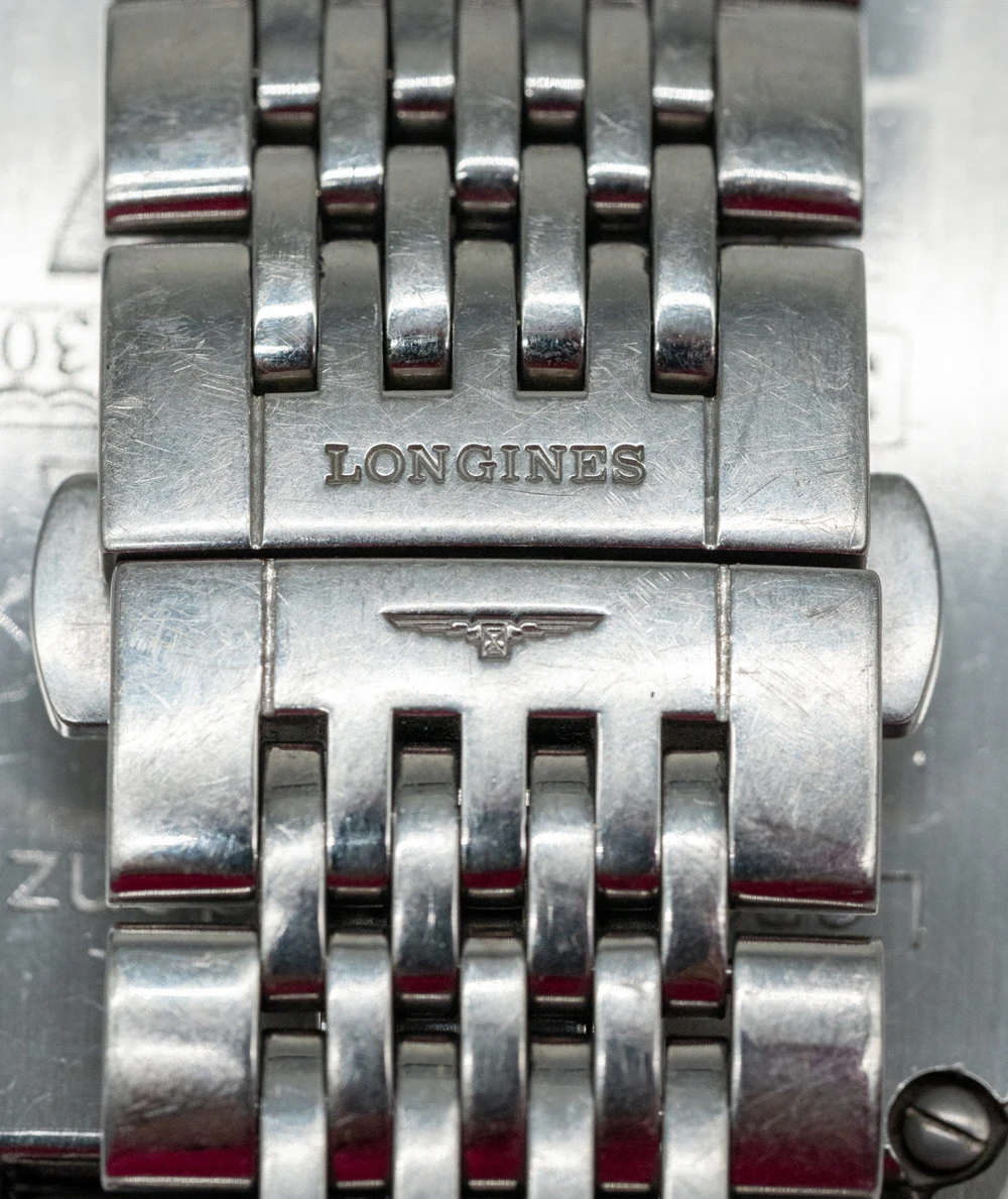 Longines Evidenza L2.688.4.78.6 Chronograph Calendar Stainless Steel Bracelet Watch