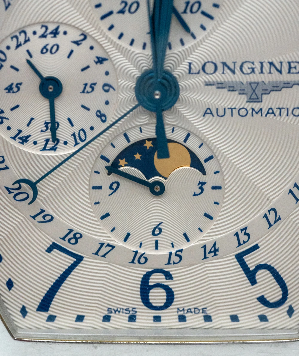 Longines Evidenza L2.688.4.78.6 Chronograph Calendar Stainless Steel Bracelet Watch