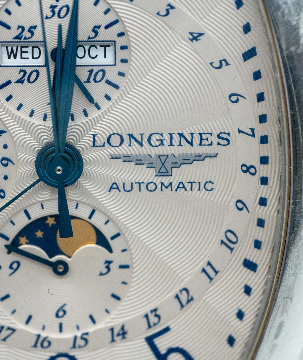 Longines Evidenza L2.688.4.78.6 Chronograph Calendar Stainless Steel Bracelet Watch
