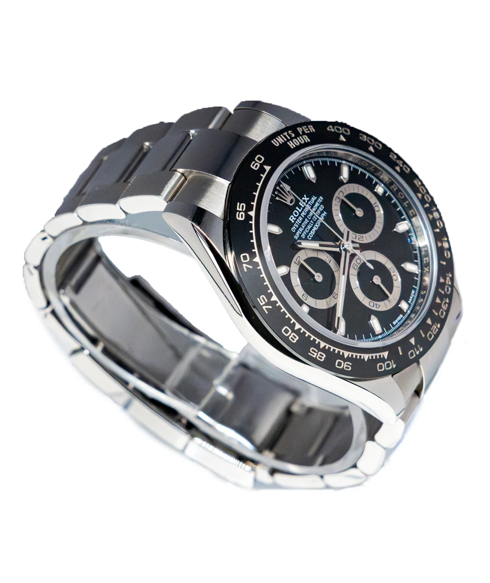 Rolex 2022 Daytona 116500LN Black Dial Stainless Steel Automatic Mens Wristwatch 40 mm