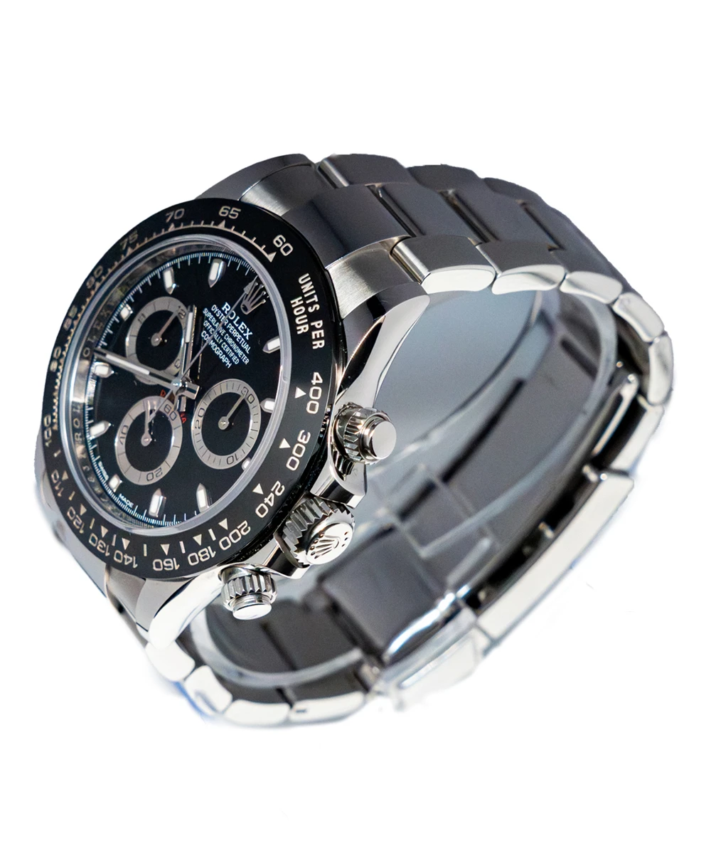 Rolex 2022 Daytona 116500LN Black Dial Stainless Steel Automatic Mens Wristwatch 40 mm