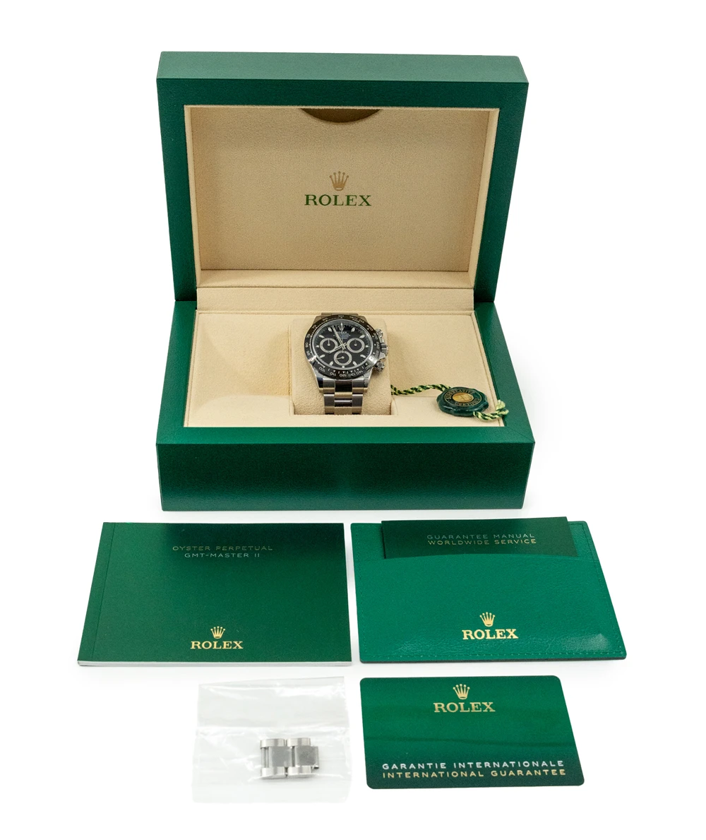 Rolex 2022 Daytona 116500LN Black Dial Stainless Steel Automatic Mens Wristwatch 40 mm