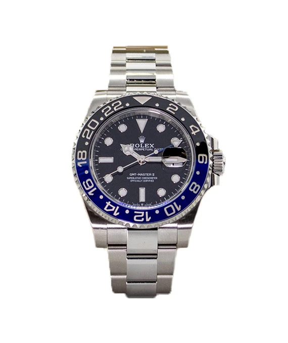Rolex GMT master II Batman ref no 126710BLNR stainless steel oyster bracelet Men’s wristwatch 40mm