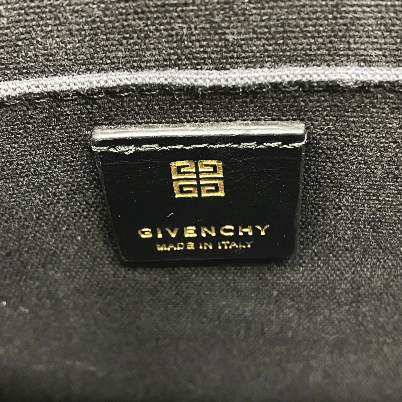 Givenchy  WhiteLinen  Cotton Canvas Mini G Shopping Tote Bag