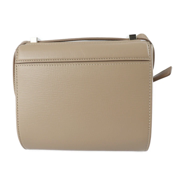 Givenchy Beige Leather Mini Pandora Box Shoulder Bag