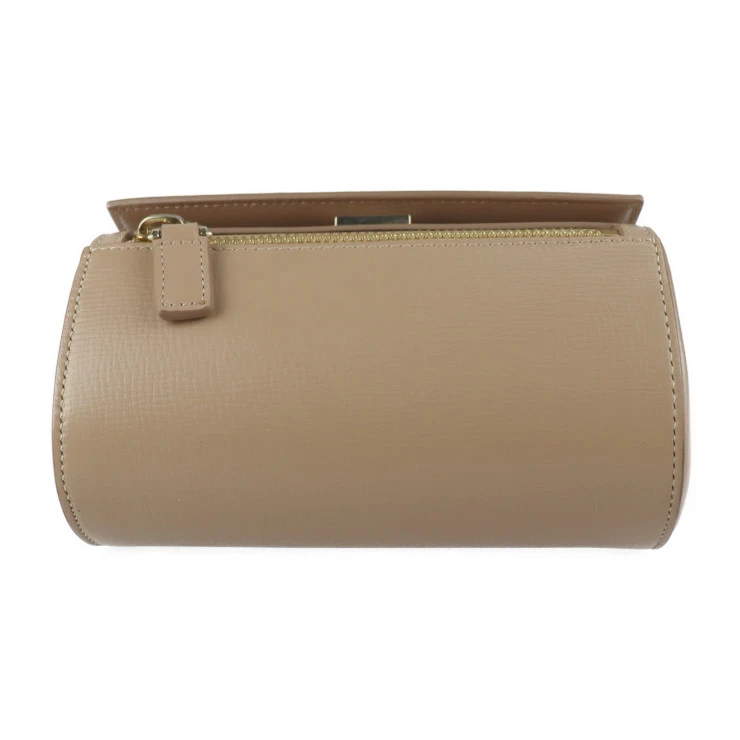 Givenchy Beige Leather Mini Pandora Box Shoulder Bag