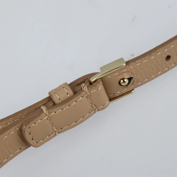 Givenchy Beige Leather Mini Pandora Box Shoulder Bag